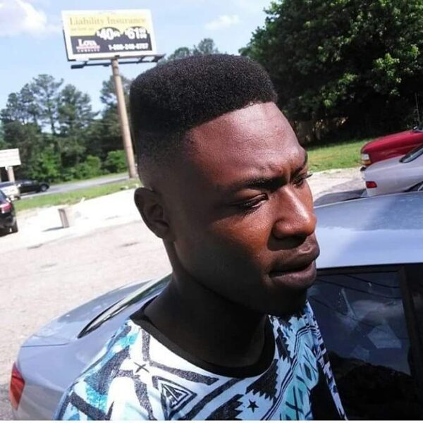 A photo of Jordan looking to the side